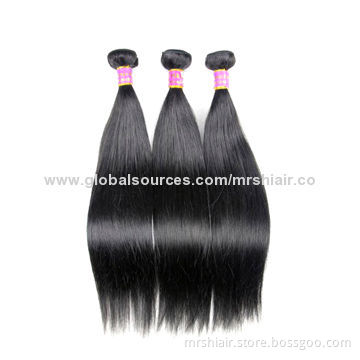 22-inch Silk Straight Unprocessed Indian Remy Hair Weaving